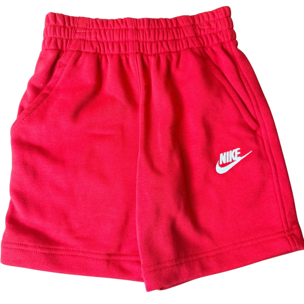 Nike‎ Kids Sportswear Club Fleece Shorts Red FD3015-657 XS